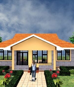 3 bedroom floor plan bungalow