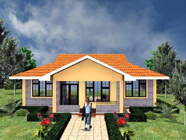 3 bedroom floor plan bungalow