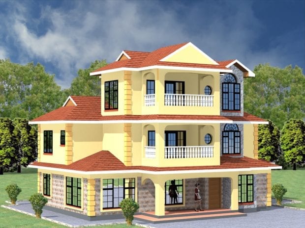 4 Bedroom Maisonette House Designs in kenya