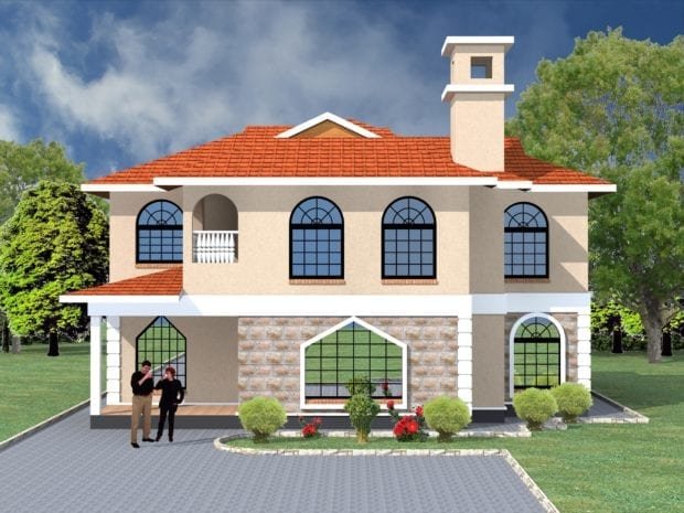 5 Bedroom Maisonette House Plan