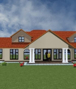 4 Bedroom house plan and design in Kenya