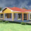 Four bedroom bungalow house plans in Kenya