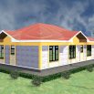Four bedroom bungalow house plans in Kenya