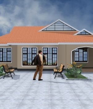 Modern four bedroom house plans