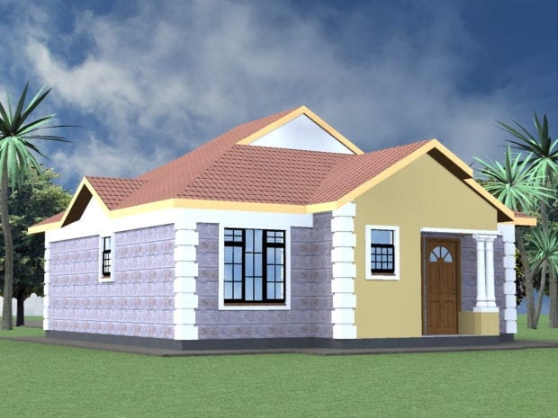 simple 3bedroom house plan