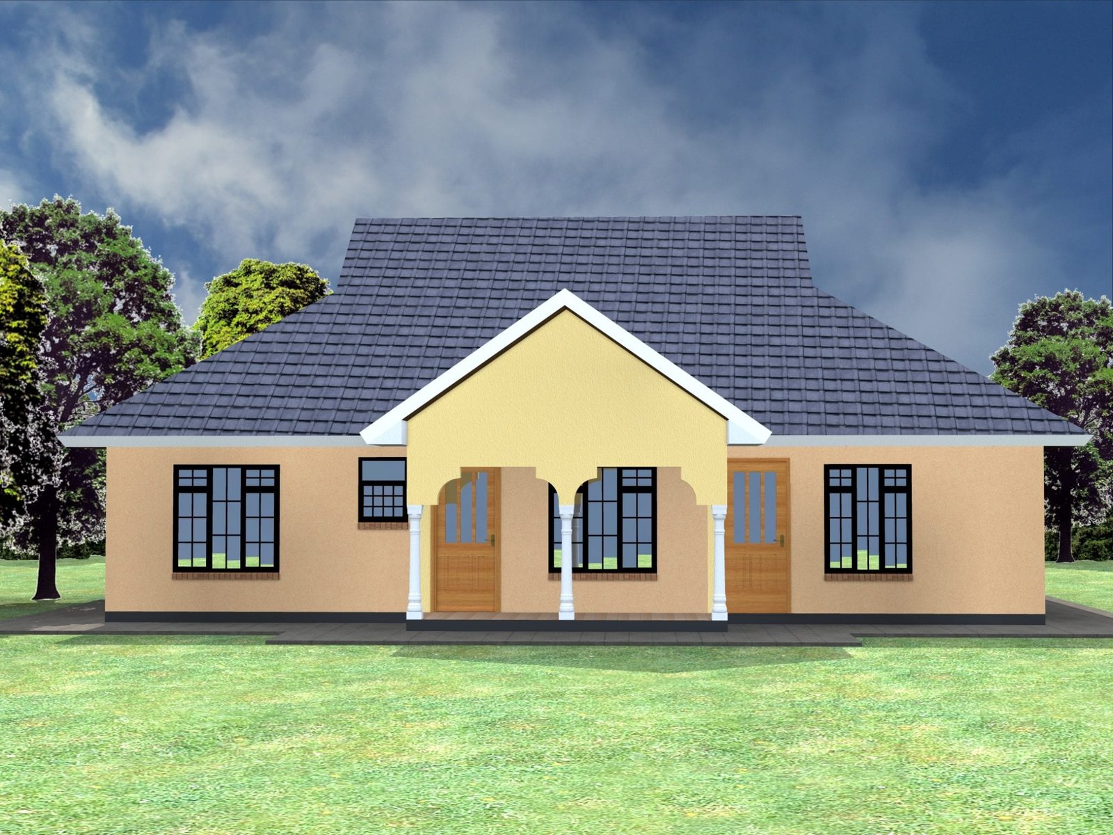 Simple 3 Bedroom House Plans Without Garage HPD Consult