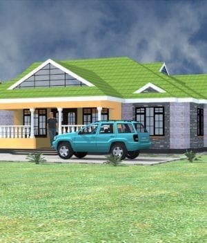 four bedroom bungalow house plans in kenya