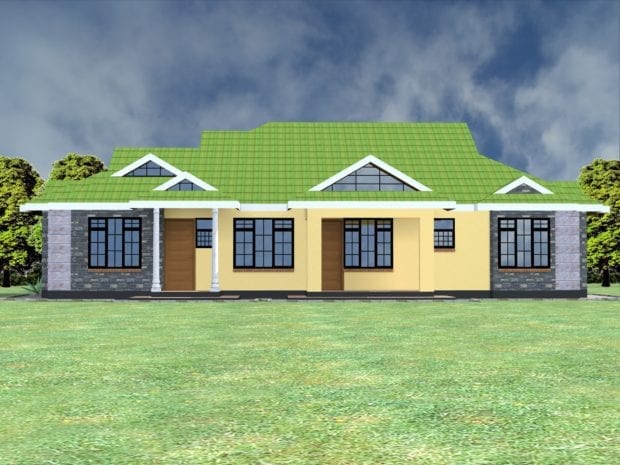 four bedroom bungalow house plans in kenya