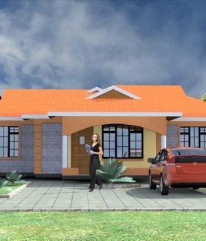 Simple 3 bedroom house plans in kenya