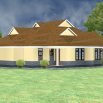 Three bedroom bungalow house plan