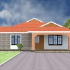 Simple three bedroom house plan