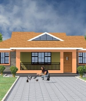 3 bedroom house plans in kenya