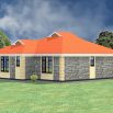 Elegant bungalow house design