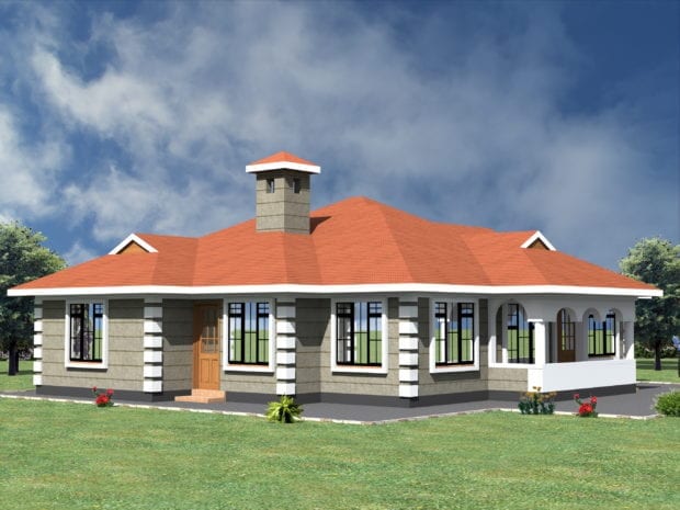 simple 4 bedroom house plans in kenya