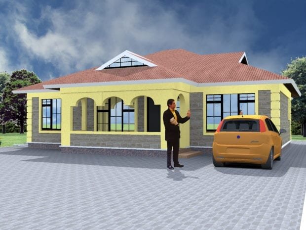 House plans 4 bedroom in Kenya