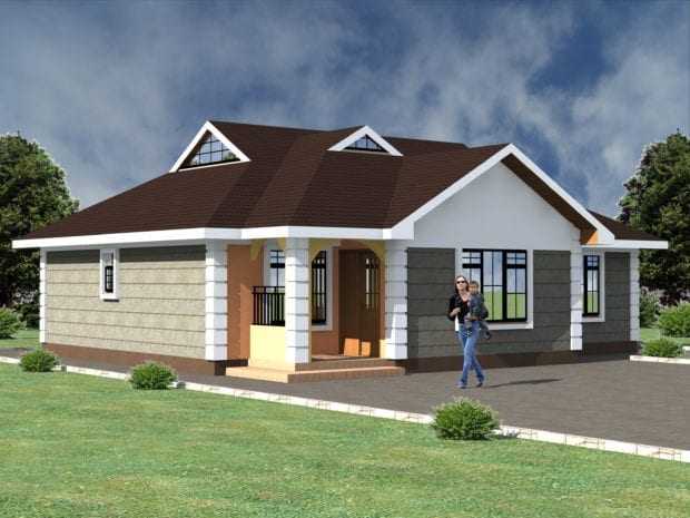 bungalow house plans kenya