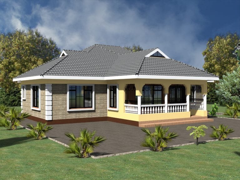 Download Simple 3-Bedroom House Design PDF (PLAN ID: 1254 B ...