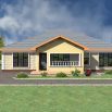 low pitch roof house plans