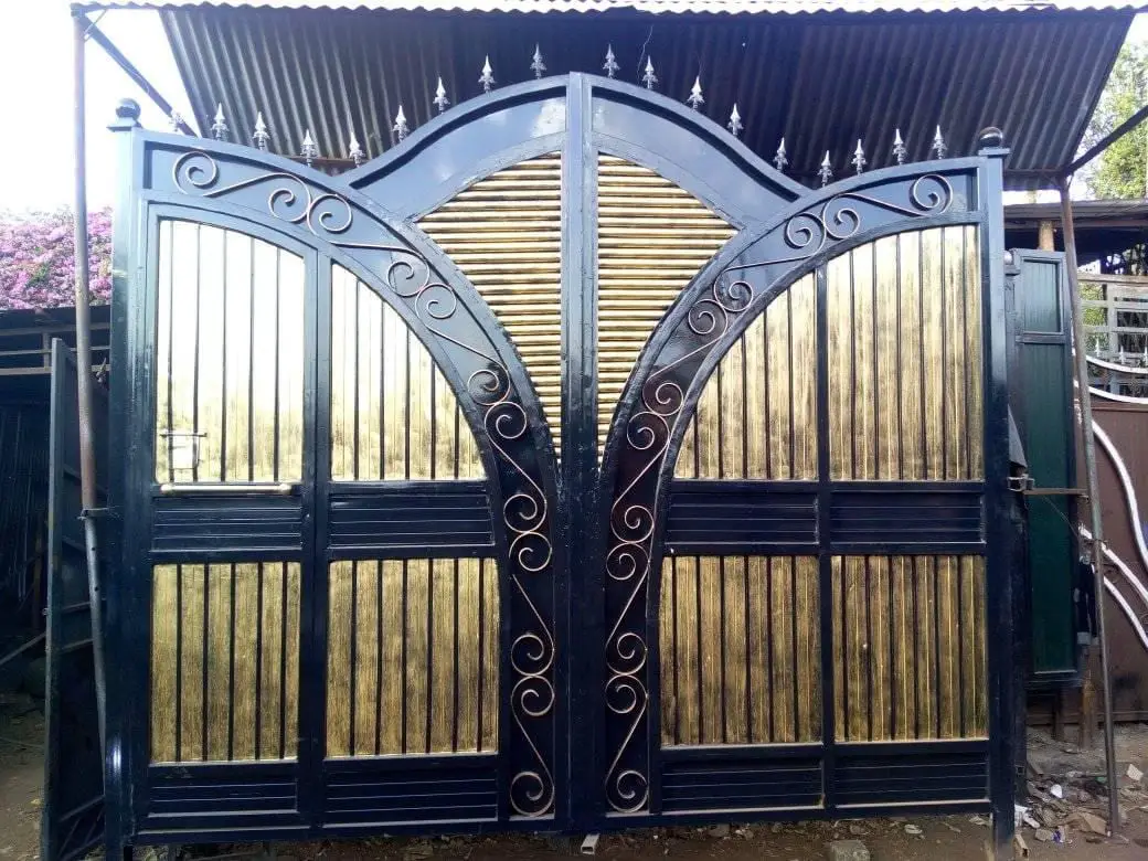 modern steel gate design