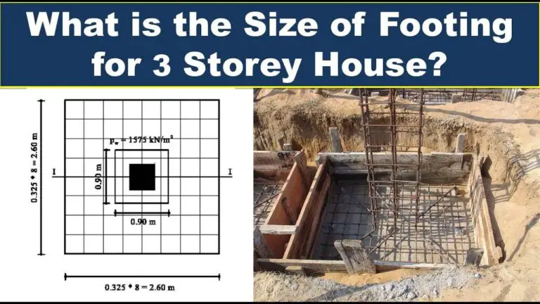 Footing Size for 2 Storey or 3 Storey House