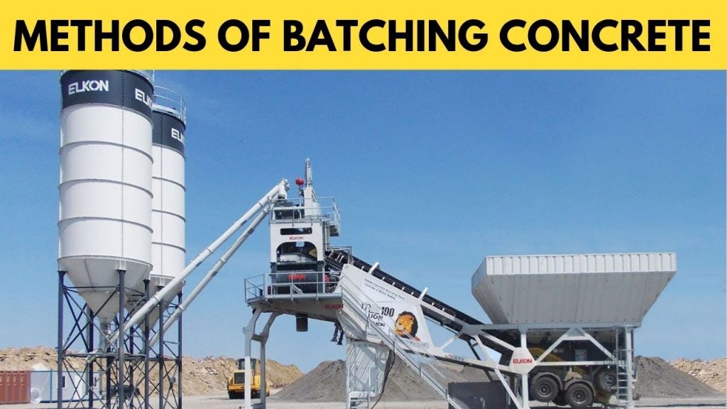 Batching of Concrete