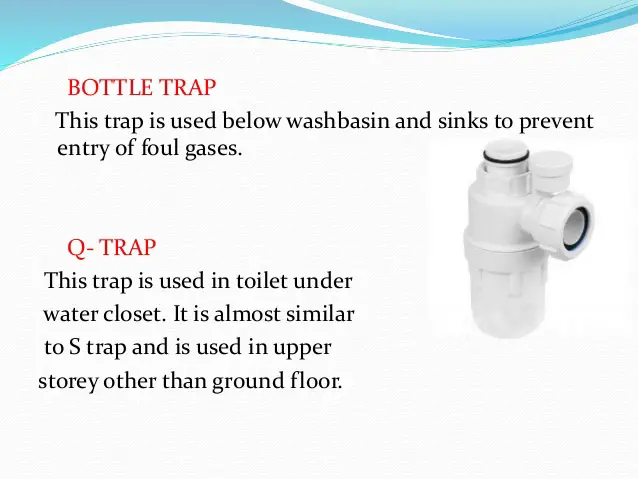 Types of Traps in Plumbing