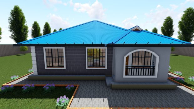 Simple House Design With 3 Bedrooms