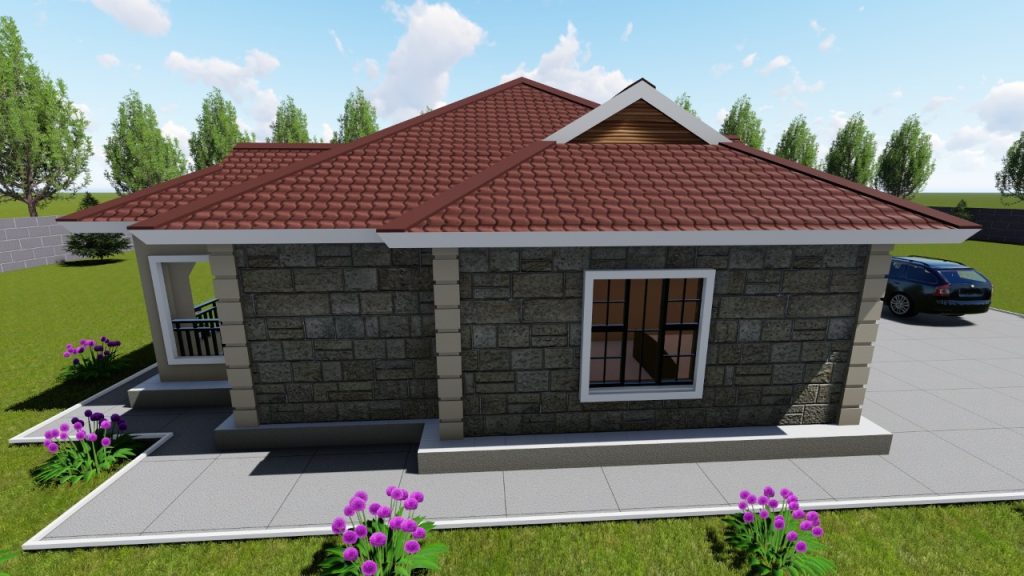 Simple House Design with 3 Bedrooms