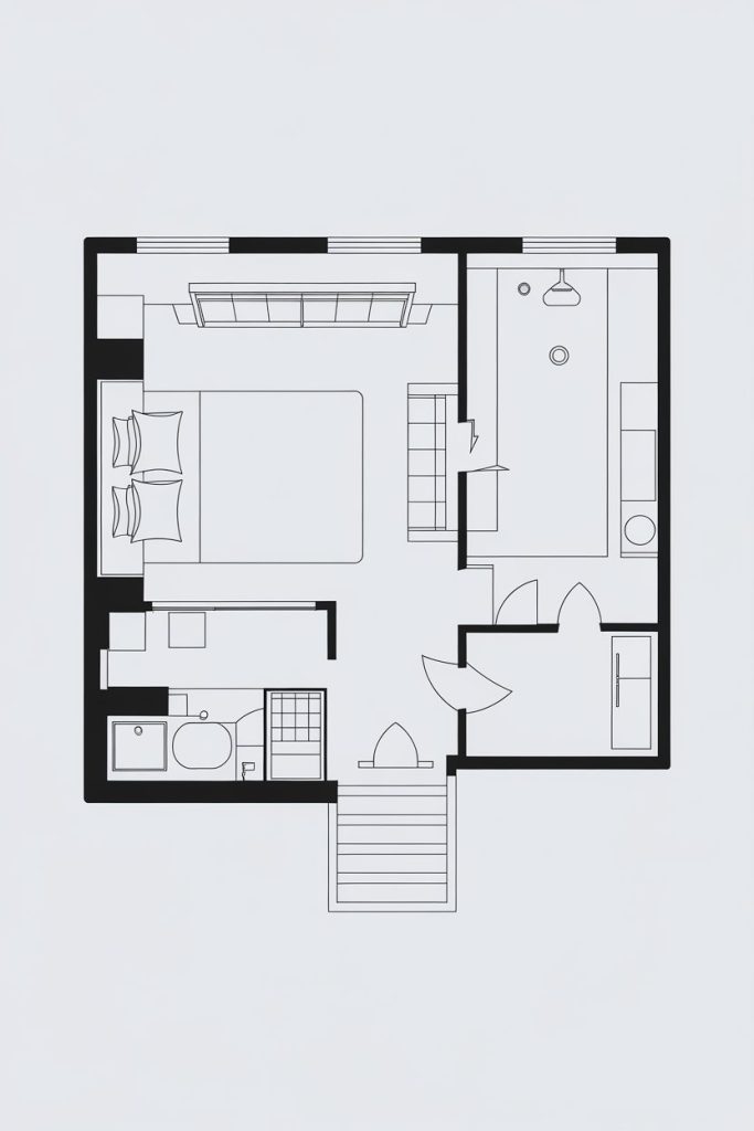 7 Small One-Bedroom Apartment Layout Floor Plans | 2026