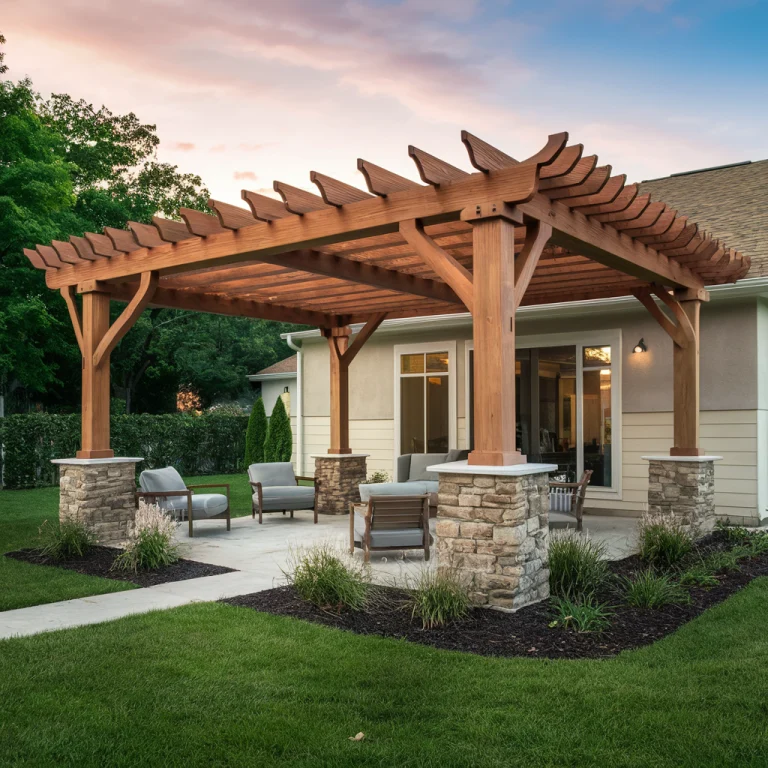 Modern Pergola Designs for Front Porches